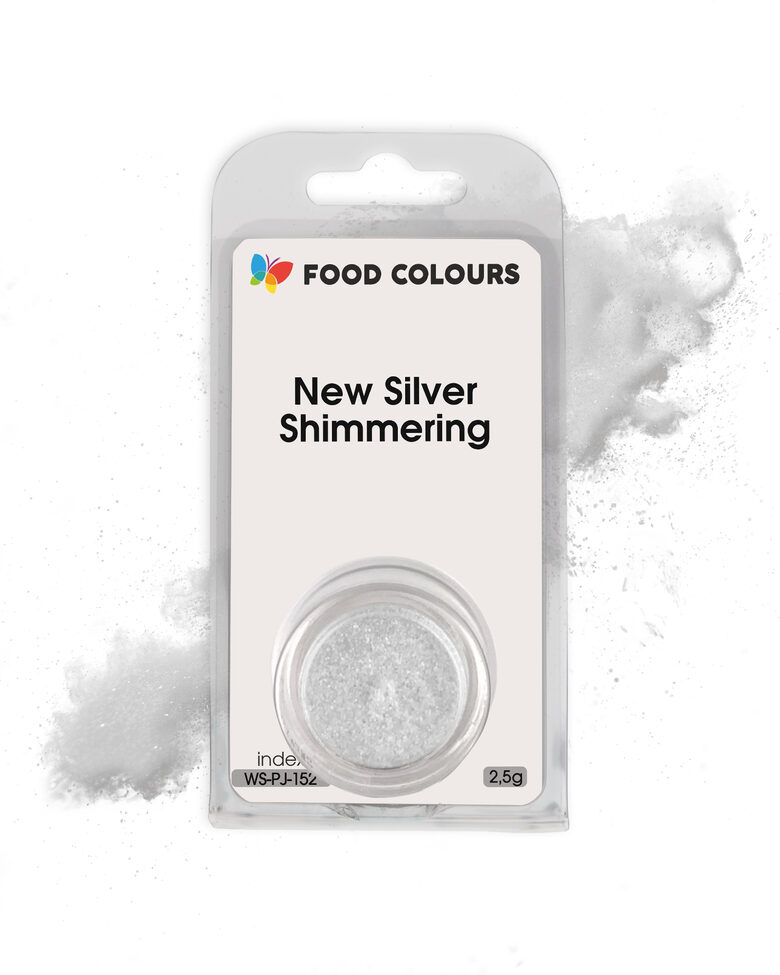 Pulverveida krāsviela New Silver Shimmering Sudraba 2.5g